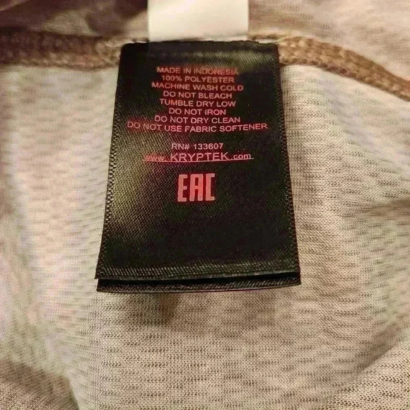 Men Kryptek Camo Short Sleeve Hyperion Crew w/ Logo Highlander Size M - Picture 7 of 9